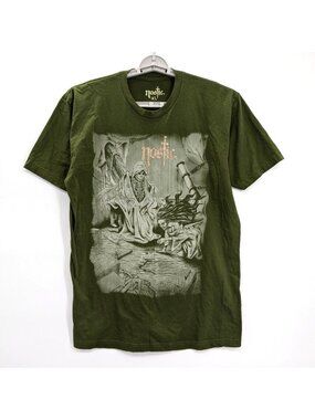 Nostic Grim Reaper Skeleton Graphic T Shirt Y2K Grunge Goth Streetwear Size XL